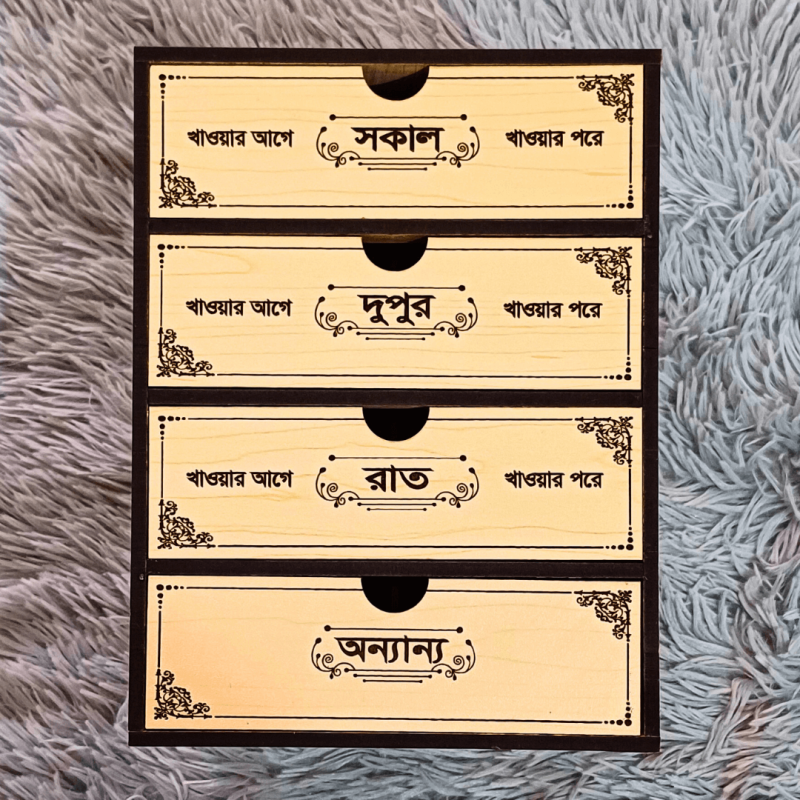 Medicine Storage Box 4 layer